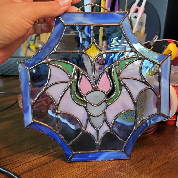 Stained Glass Bat Art Piece - Picture 2 of 3